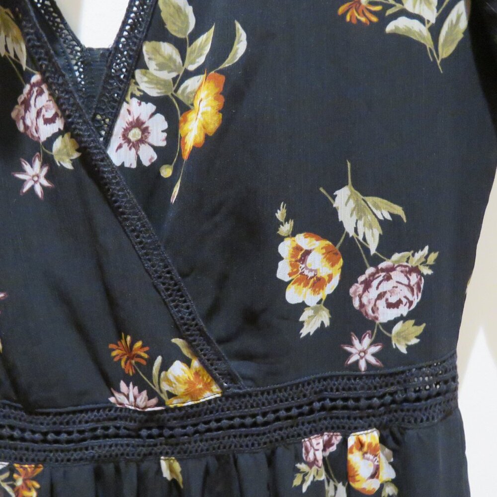 Abercrombie & Fitch Black Floral Maxi Dress - Picture 13 of 15
